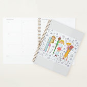 Schoolmeisjes met Oversized School Stationery Planner (Display)