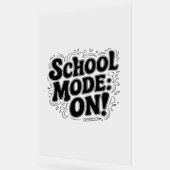 Schoolmodus: AAN! , geïnspireerd ontwerp Acryl Bord (Hoek)