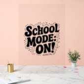 Schoolmodus: AAN! , geïnspireerd ontwerp Acryl Bord (Huwelijk)