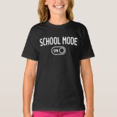 Schoolmodus aan - Terug naar school T-shirt (Voorkant)