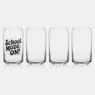 Schoolmodus: AAN! , typografie met Blikvorm Glas