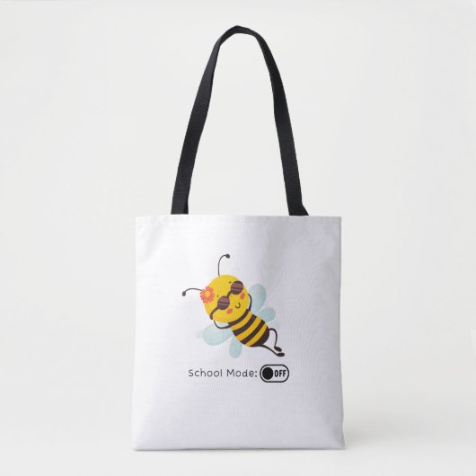 Schoolmodus: UIT - Chillin' Bee Tote Bag (Voorkant)