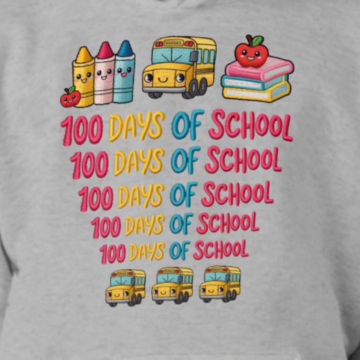 Schoolnaam viert 100ste dagen