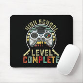 Schoolniveau Compleet Gamer School Afstuderen Gift Muismat (Met muis)