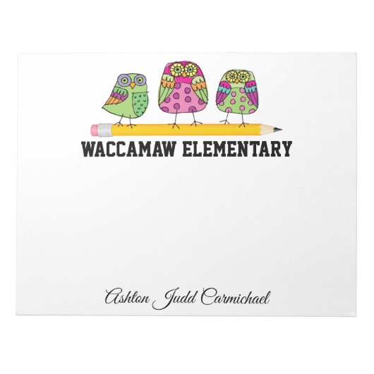 schoolnotitieblok groot notitieblok (Voorkant)