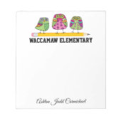 Schoolnotitieblok Notitieblok (Voorkant)