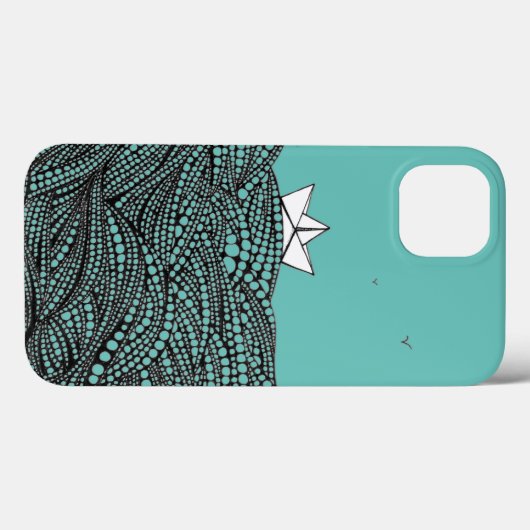 Schoolorigami met potlood Case-Mate iPhone case (Achterkant (horizontaal))