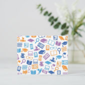 Schoolpatroon Briefkaart (Staand voorkant)
