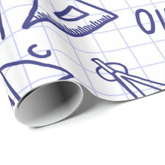 Schoolpatroon Cadeaupapier (Rol Hoek)