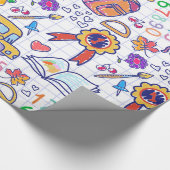 Schoolpatroon Cadeaupapier (Hoek)