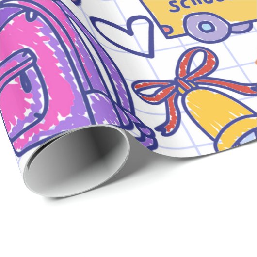 Schoolpatroon Cadeaupapier (Rol Hoek)