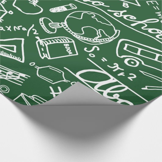 Schoolpatroon Cadeaupapier (Hoek)