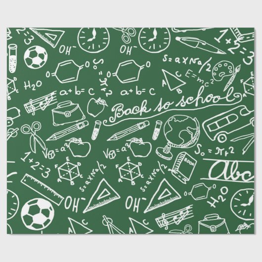 Schoolpatroon Cadeaupapier (Vlak)