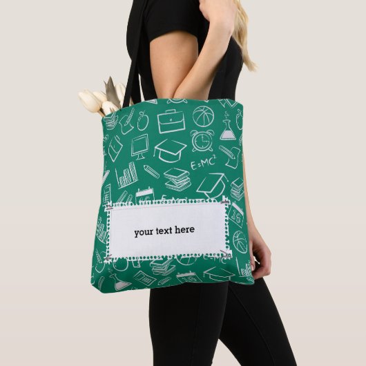 Schoolpatroon canvas tas (Dichtbij)