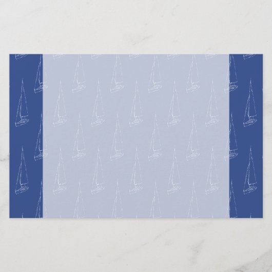 Schoolpatroon. Donkerblauw. Briefpapier (Voorkant)