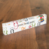 Schoolpatroon Naambordje (Zijkant)