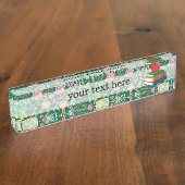 Schoolpatroon Naambordje (Zijkant)