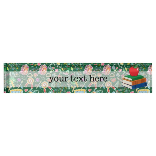 Schoolpatroon Naambordje (Voorkant)