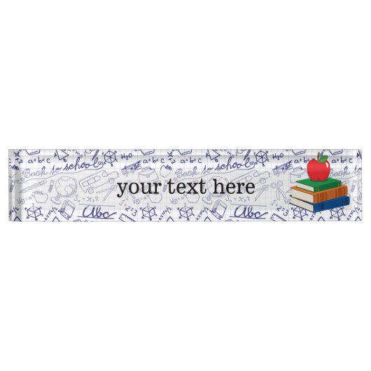 Schoolpatroon Naambordje (Voorkant)