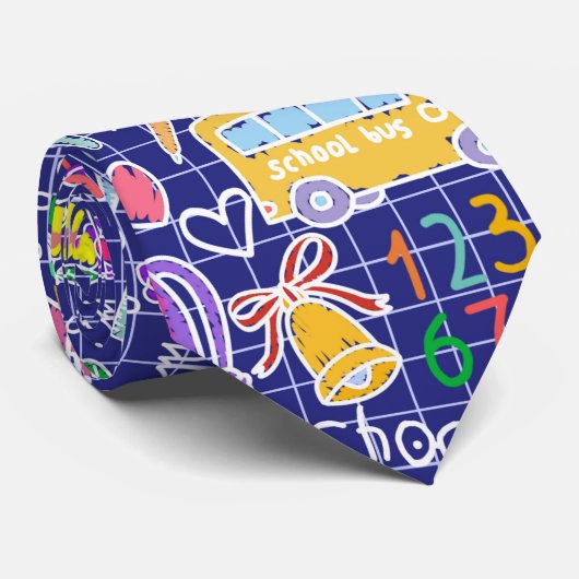 Schoolpatroon Stropdas (Opgerold)