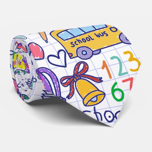 Schoolpatroon Stropdas (Opgerold)