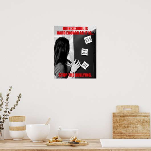 Schoolpesten (schoon) poster (Keuken)