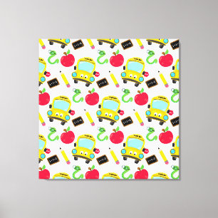 Schoolpremium-schilderdoek (gloss) canvas afdruk