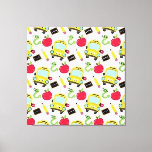 Schoolpremium-schilderdoek (gloss) canvas afdruk (Voorkant)