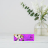 Schoolprofielkaart Mini Visitekaartje (Staand voorkant)