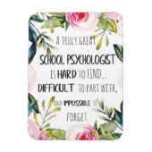 Schoolpsychologe Schattingscadeau Magneet (Verticaal)