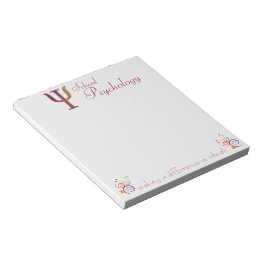 Schoolpsychologie Een ander Notitieblok maken (Schuin)