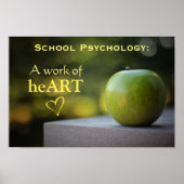 Schoolpsychologie Poster gedefinieerd (Voorkant)