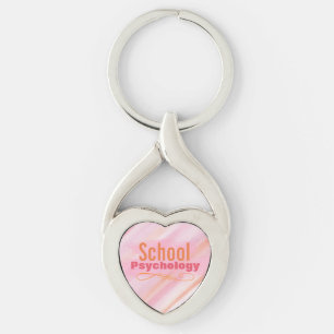 Schoolpsychologie Twisted Heart Key Ring Sleutelhanger