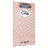 Schoolpsycholoog Aangepaste naam Chevron Klembord (Rechts)
