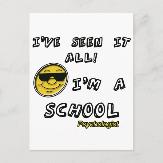 schoolpsycholoog briefkaart (Voorkant)