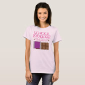 Schoolpsycholoog Chocolate Gift voor haar T-shirt (Voorkant volledig)