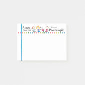 Schoolpsycholoog Fun Kinder Post-it Notes (Voorkant)