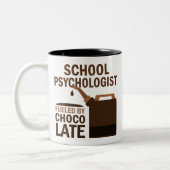 Schoolpsycholoog (Funny) Gift Tweekleurige Koffiemok (Links)