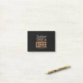 Schoolpsycholoog gewoon koffie toevoegen post-it® notes (Op bureau)