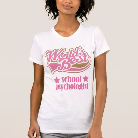 Schoolpsycholoog Gift (beste werelden) T-shirt (Voorkant)