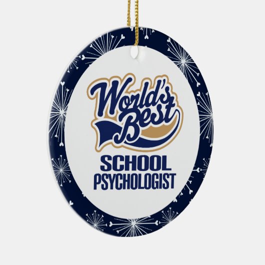 Schoolpsycholoog Gift Ornament (Rechts)