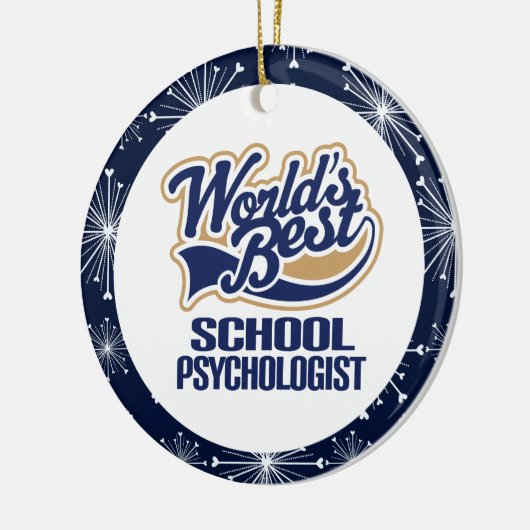 Schoolpsycholoog Gift Ornament (Links)