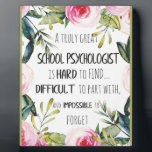 Schoolpsycholoog Kantoor decor appreciation Gift Fotoplaat<br><div class="desc">Schoolpsycholoog Kantoor decor Appreciation Gift - geweldige quote - art prints op verschillende materialen. Een geweldig cadeauidee om je huis op te helderen. Koop ook dit kunstwerk op telefoonzaken, kleding, mokken, kussens en meer. Poster en kunst Afdrukken op kleding en voor uw muur - verschillende achtergronden - geweldige afdrukken voor...</div>