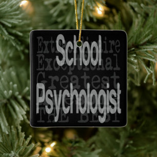 schoolpsycholoog keramisch ornament