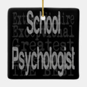 schoolpsycholoog keramisch ornament (Achterkant)