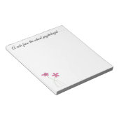 Schoolpsycholoog klein Memo Pad Notitieblok (Schuin)