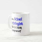schoolpsycholoog koffiemok (Voorkant links)