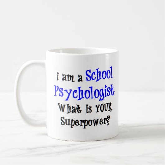 schoolpsycholoog koffiemok (Links)