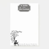schoolpsycholoog Memo Post-it® Notes (Voorkant)