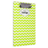 Schoolpsycholoog Modern Chevron Klembord (Rechts)